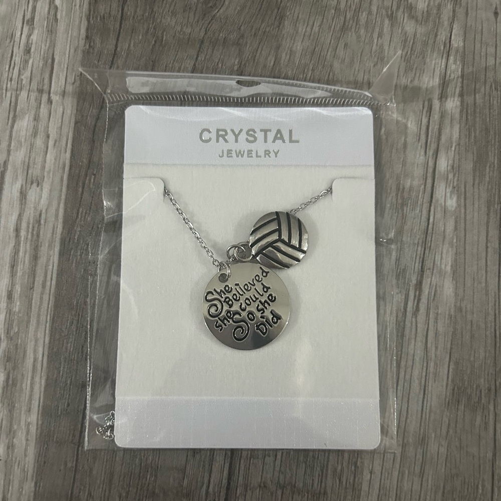 Volleyball necklace